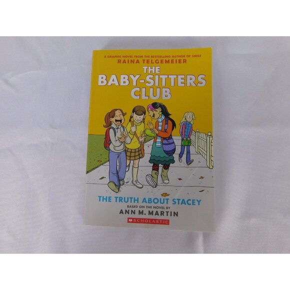 The Baby-Sitters Club The Truth About Stacey Graphic Novel Raina Telgemeier Book - Picture 1 of 5